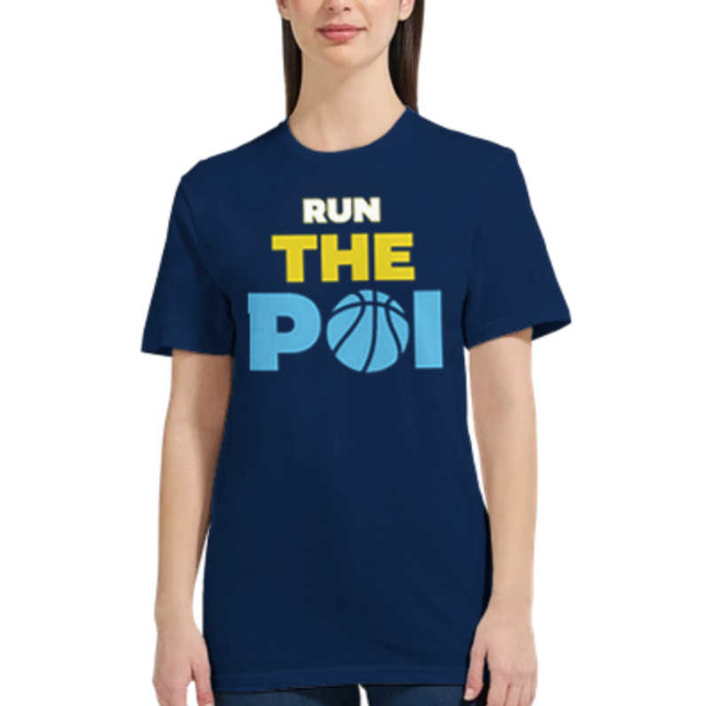 RUN THE POI - Kaiapoi Basketball - 2024 - Classic Womens Crewneck T-shirt