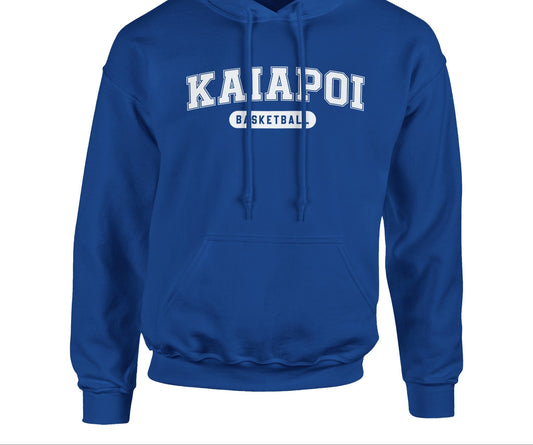 Kaiapoi Basketball Royal Blue Hoodie Design