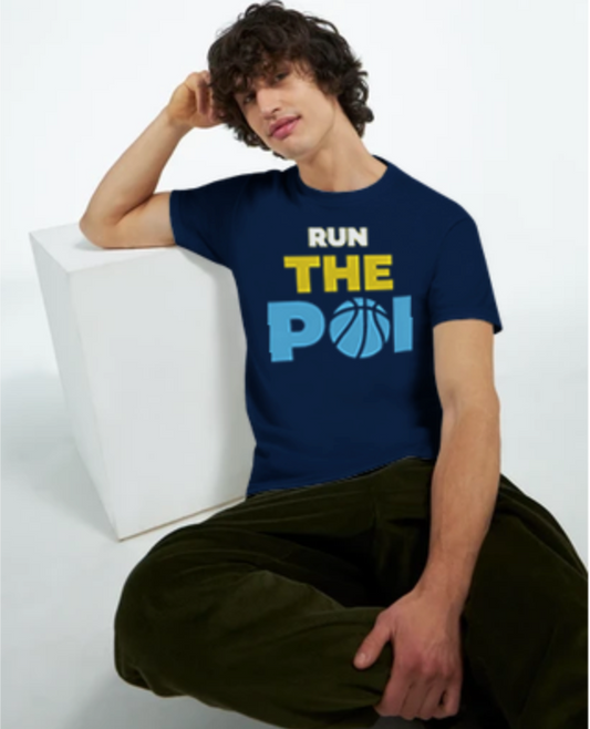 RUN THE POI - Kaiapoi Basketball - Heavyweight Unisex Crewneck T-shirt