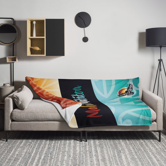 Mahi Mātātoa Large Throw Blanket